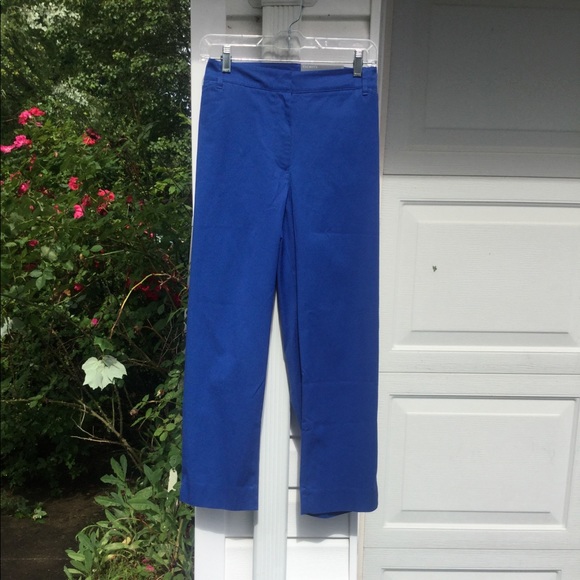 Talbots Pants - NWT Talbots "The Perfect Crop" Royal Blue Pant